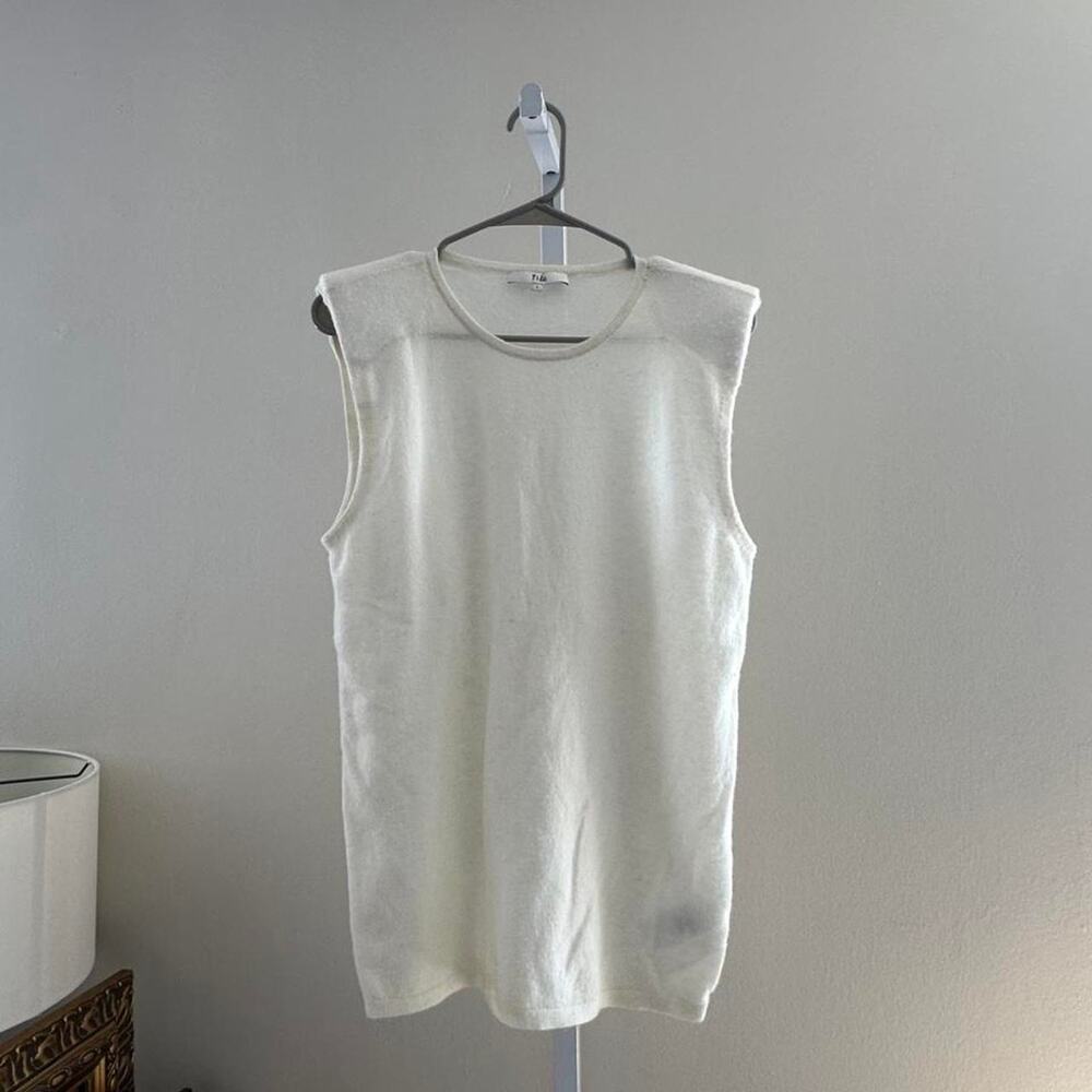 Tibi cream wool polyamide